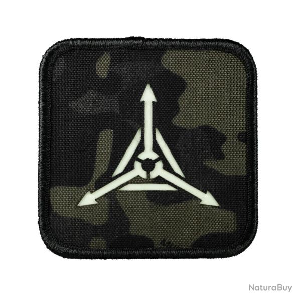 TAD Logo GITD Patch - Multicam Black