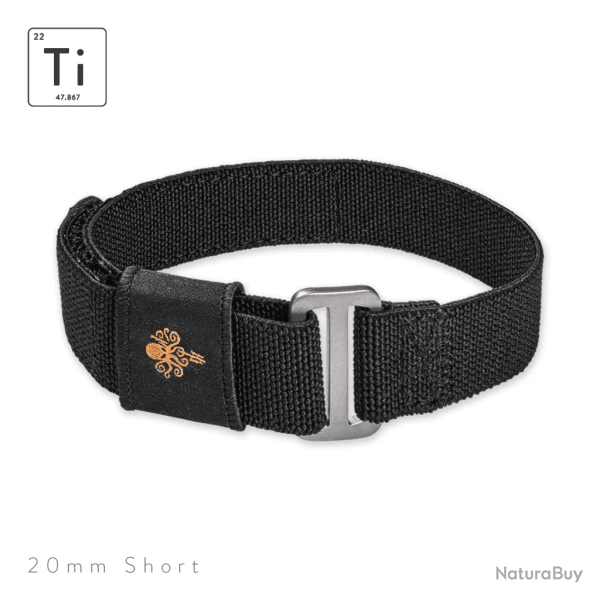 Ti-FXDS Strap 20mm - Noir / Short