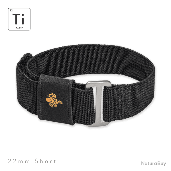 Ti-FXDS Strap 22mm - Noir / Short