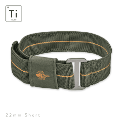 Ti-FXDS Strap 22mm - Olive / Short