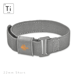 Ti-FXDS Strap 22mm - Gris / Short