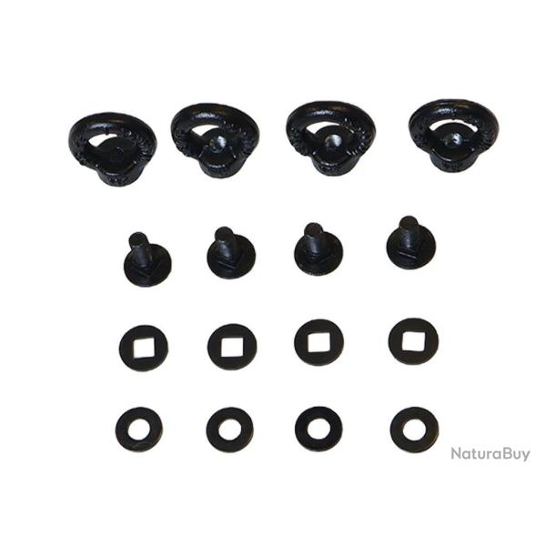 Visserie et pi�ces de rechange pour galerie, �crous � oeil M8 pour panneau Slimsport et Slimpro