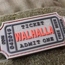 WALHALLA TICKET - Odin approved Patch - Gris