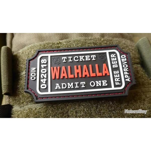 WALHALLA TICKET - Odin approved Patch - Blackmedic