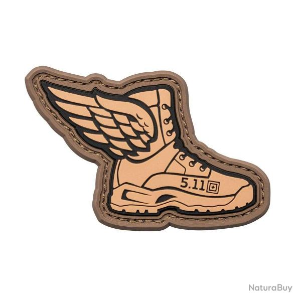 Winged Boots Patch - Coyote