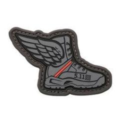 Winged Boots Patch - Rouge