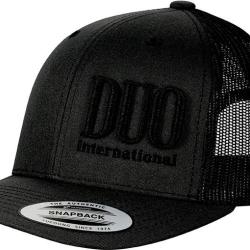 Casquette Duo International Mesh Snapback Cap Black