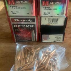 Ogives Hornady ELD MATCH - Cal. 6.5mm - 147 grains