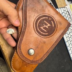 etuit pour pistolet CZ 75  en cuir