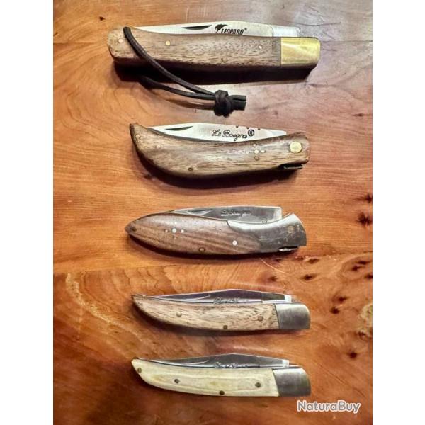 Lot de 5 couteaux de poche (2)