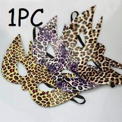 Masque Cuir PU Tissu Bondage BDSM-1pc