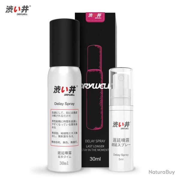 Spray Retardant Naturel pour Homme-30+5ml