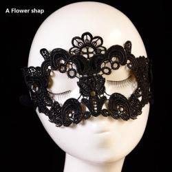 Masque Dentelle Fetes BDSM -A