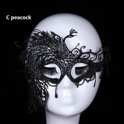 Masque Dentelle Fetes BDSM -C