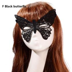 Masque Dentelle Fetes BDSM -F