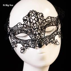 Masque Dentelle Fetes BDSM -N