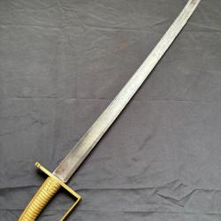 Sabre briquet fran&ccedil;ais mod&egrave;le 1767 de grenadier - Ancien r&eacute;gime Louis XV (2)