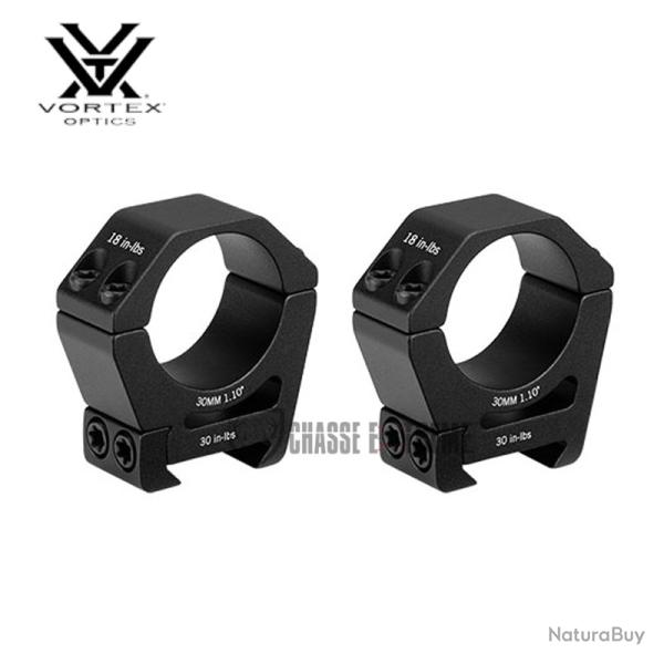 Colliers de Montage VORTEX Sport Haut 30 mm