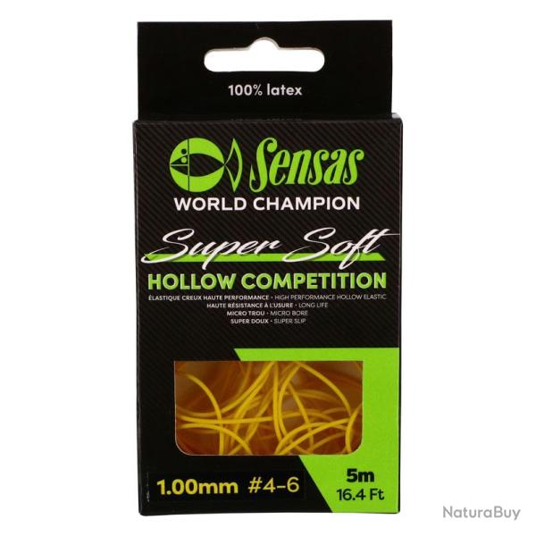 ELASTIQUE SENSAS HOLLOW COMPET SUPER SOFT 1,00MM