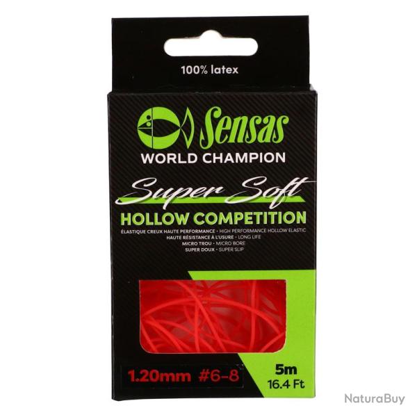 ELASTIQUE SENSAS HOLLOW COMPET SUPER SOFT 1,20MM