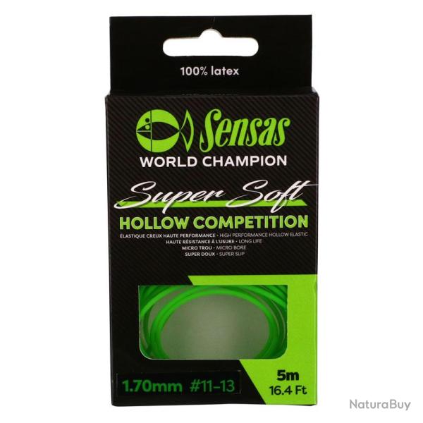 ELASTIQUE SENSAS HOLLOW COMPET SUPER SOFT 1,70MM