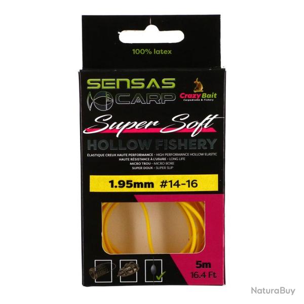 ELASTIQUE SENSAS HOLLOW FISHERY SUPER SOFT 1,95MM