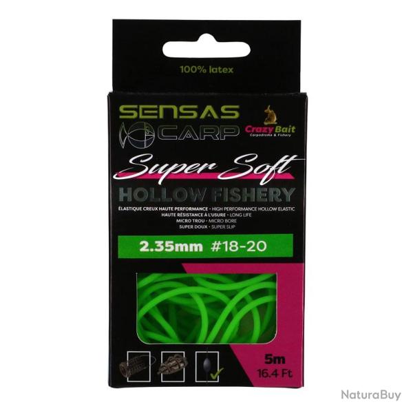 ELASTIQUE SENSAS HOLLOW FISHERY SUPER SOFT 2,35MM