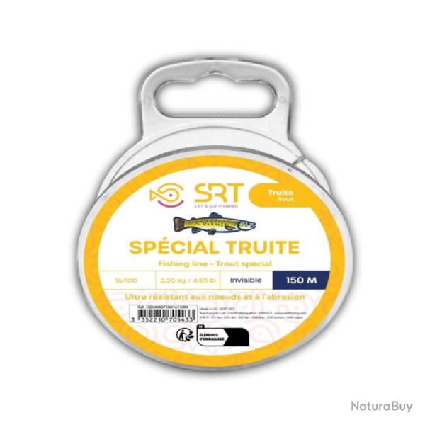 NYLON SRT SPECIAL TRUITE 150M - INVISIBLE 20/100