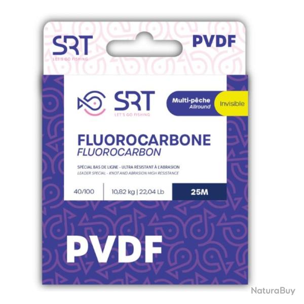 FLUOROCARBON SRT PVDF 25M 80/100