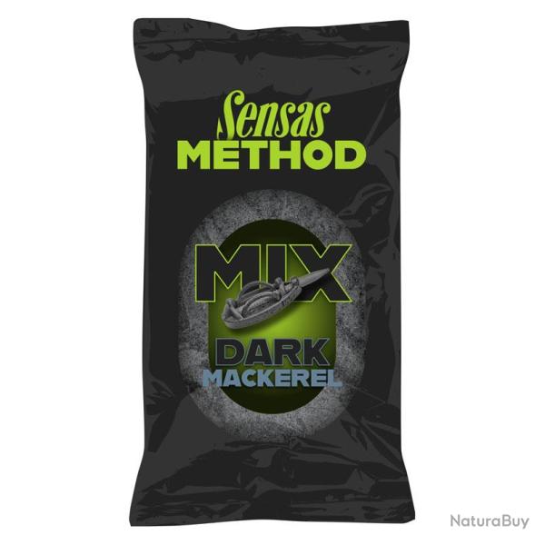 AMORCE SENSAS METHOD MIX DARK MACKEREL 1KG
