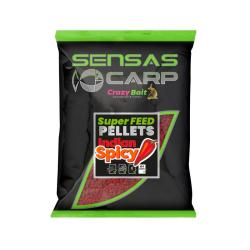 SUPER FEED PELLETS SENSAS 650G 4MM GARLIC DARK