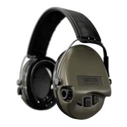 casque &eacute;lectronique Sordin Supreme Pro Leather Green