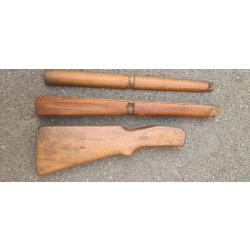 crosse compl&egrave;te en noyer pour MAS36 MAS 36 1er type (Z)