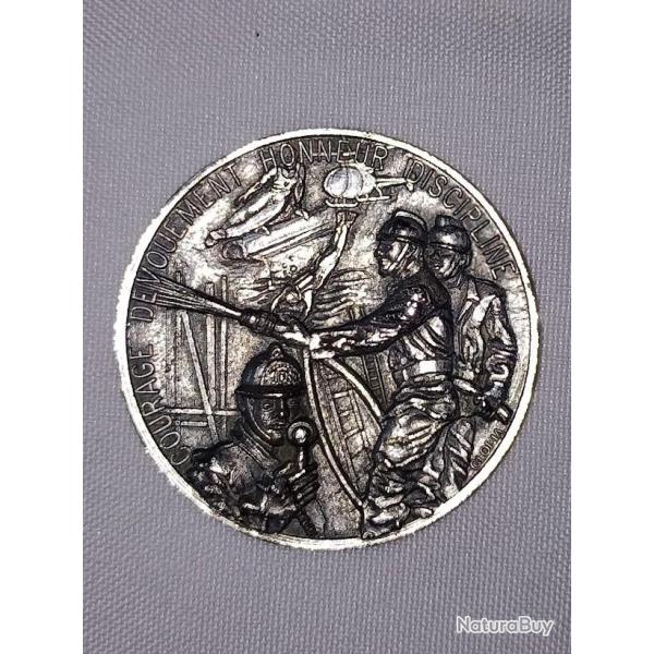 M�daille courage d�vouement discipline Sapeurs Pompiers