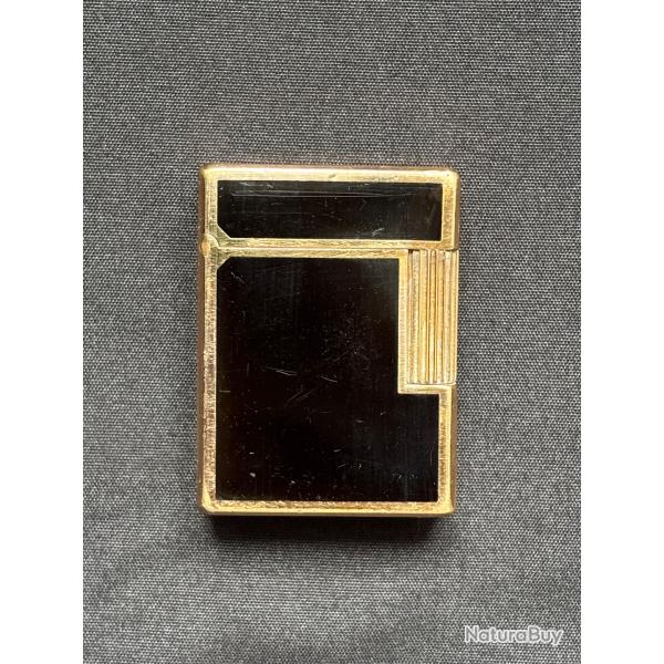 Briquet Dupont plaqu� or et Laque de Chine - Ligne 1