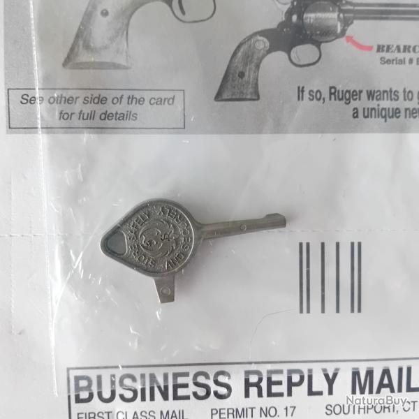 Cl� verrouillage interne RUGER NEW VAQUERO
