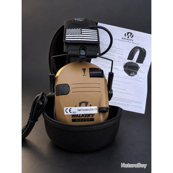 casque �lectronique brown avec housse rigide