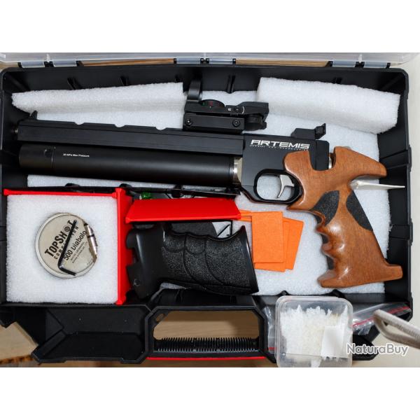 Pistolet PCP Artemis PP700S-A - kit complet avec viseur red dot - 230 �