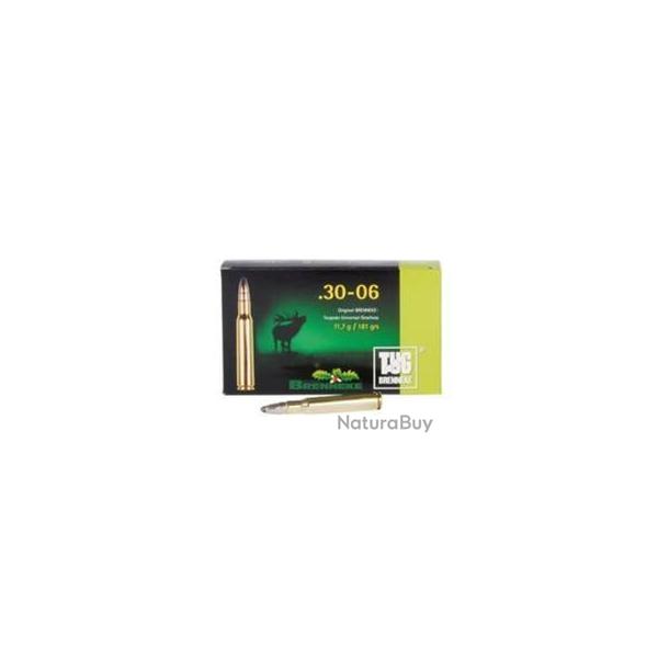 Cartouches BRENEKE TUG calibre 30-06 11.4g 181grs x20