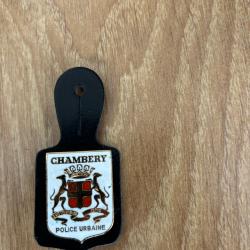 insigne police urbaine chamb&eacute;ry