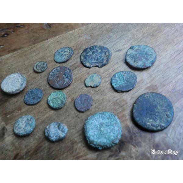 lots x 15 monnaie romaines antique a d�finir