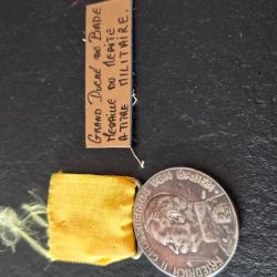 Medaille en argent ww1 Grand duch&eacute; de Bade, avec ruban.