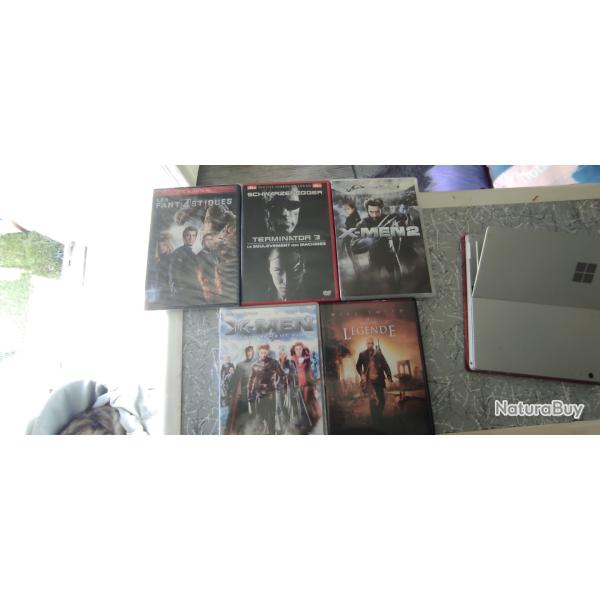 LOT 6 DVD ACTION SCIENCE FICTION