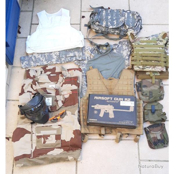 lot �quipement airsoft