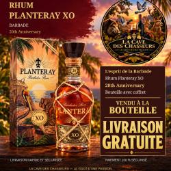 RHUM PLANTERAY XO 20TH ANNIVERSARY 70CL RHUM DES BARBADES LIVRAISON GRATUITE