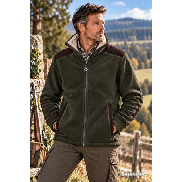 VESTE POLAIRE FAVERSHAM HOMME  Khaki Fonc�