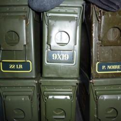 Stickers caisse &agrave; munition # 22 lr