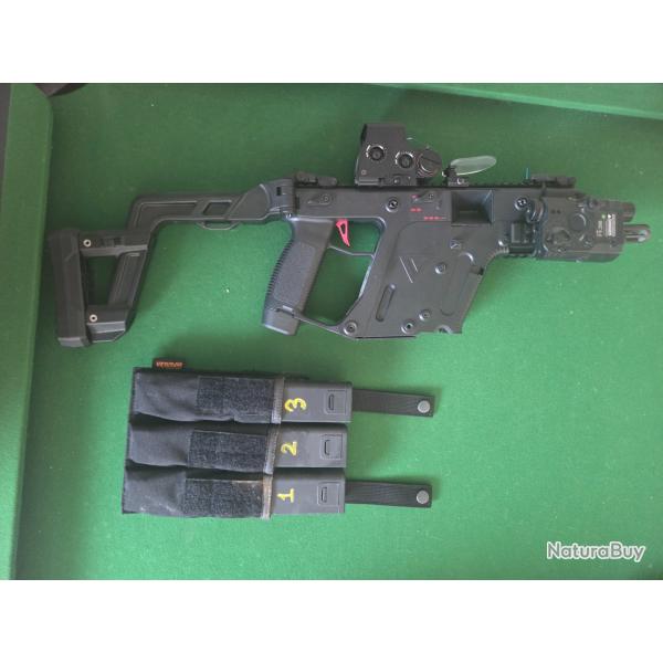 Kriss Vector AEG - Noir - Krytac upgrade ops-store