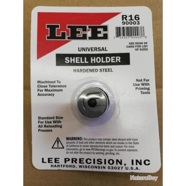shell holder lee 16 R16 N�16 pour 7.62x54R, 8x56R, 500 s&w ...