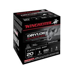 Cartouches WINCHESTER Drylok Super Steel 20/76 28 g acier n&deg;3 bourre &agrave; jupe - Lot de 250 cartouches